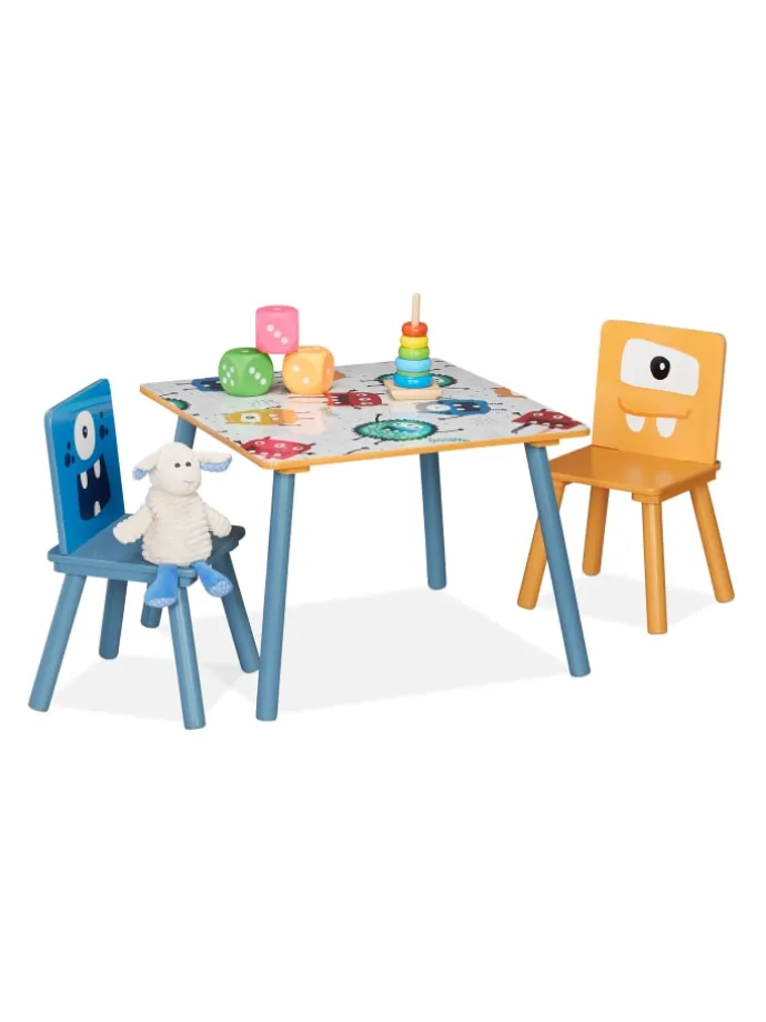 3-tlg. Kindersitzgruppe in Bunt