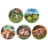 5tlg. Kletties-Set "Hundewelpen" in Bunt