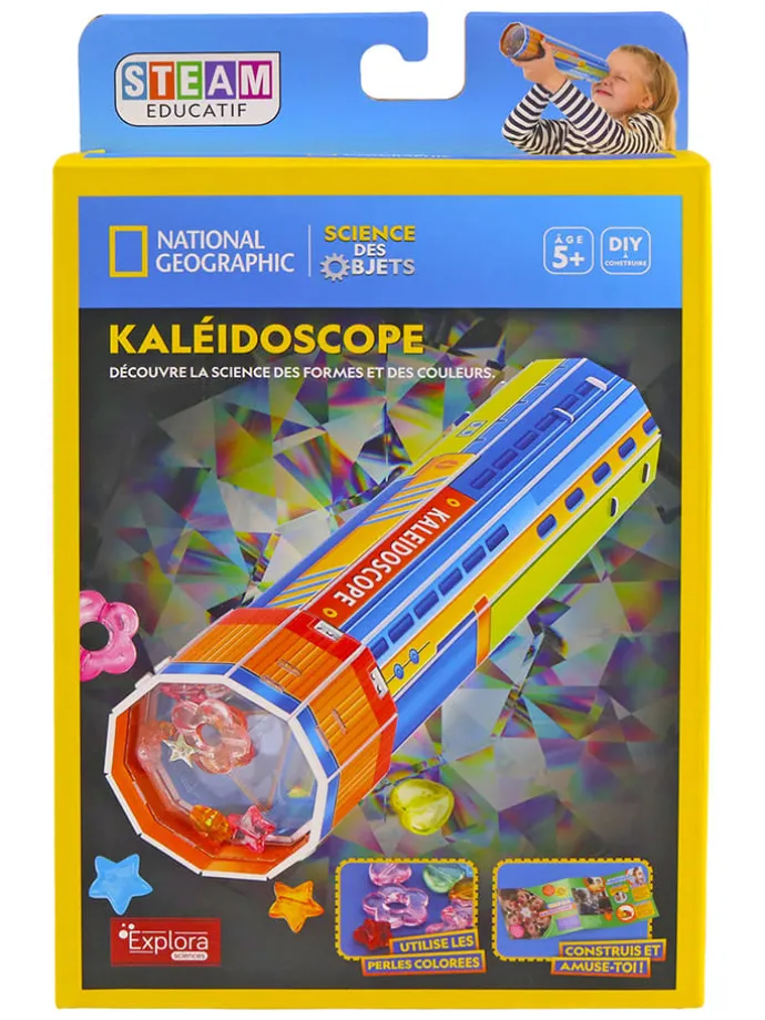 20tlg. Konstruktionsspielzeug "Kaleidoskop" - ab 5 Jahren