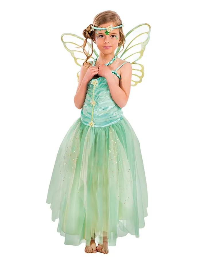 3tlg Kostüm "Danae Fairy" in Grün