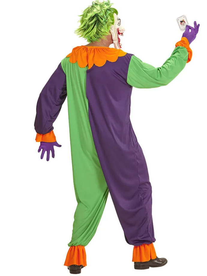 2tlg. Kostüm "EVIL JOKER" in Violett/ Grün
