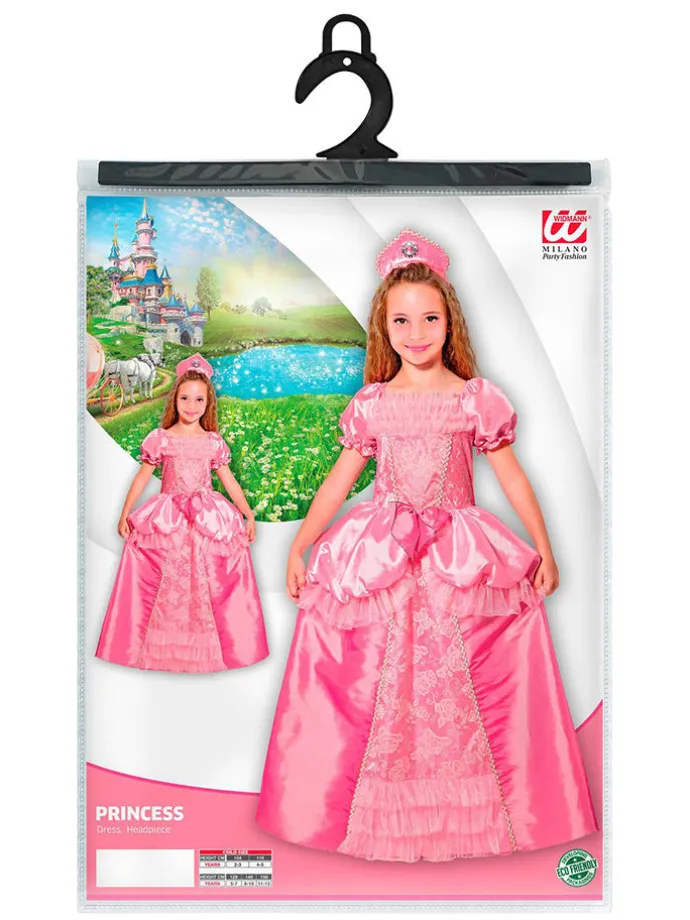 2tlg. Kostüm "Prinzessin" in Pink