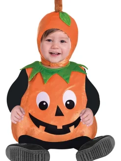 2tlg. Kostüm "Pumpkin Cutie Pie" in Orange/ Grün