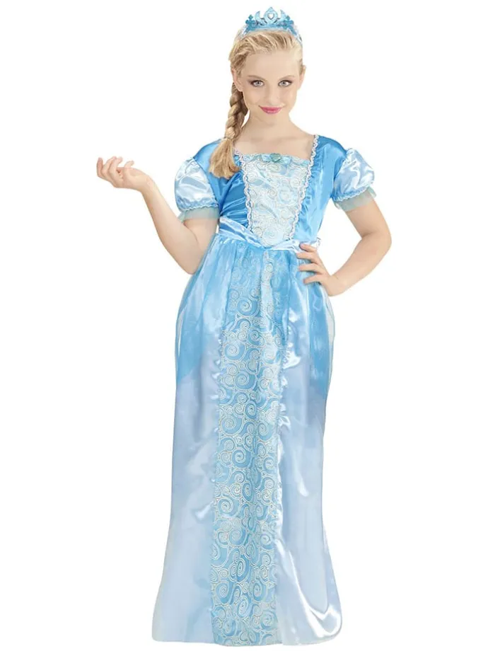 2tlg. Kostüm "Schneeprinzessin" in Hellblau
