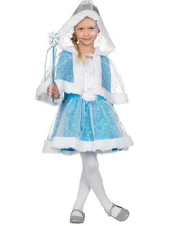 2tlg. Kostüm "Schneeprinzessin" in Blau