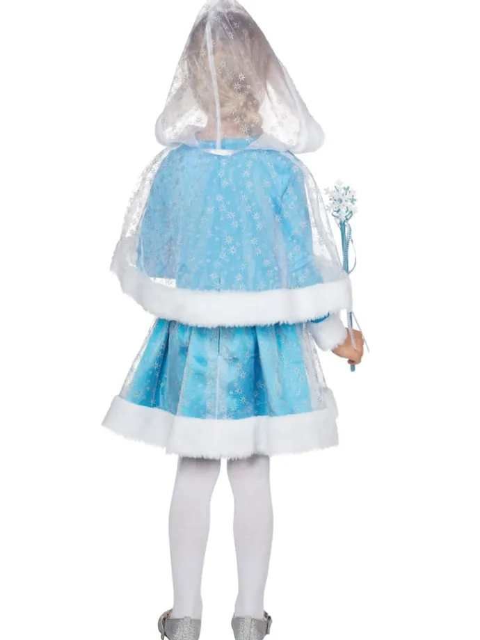 2tlg. Kostüm "Schneeprinzessin" in Blau