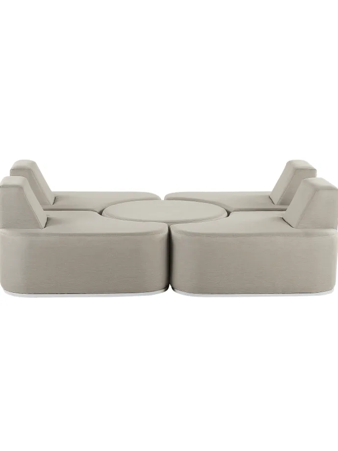 5-tlg Lounge Set FABRO in Grau