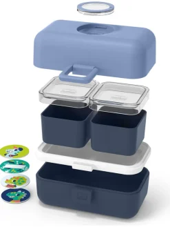 7tlg, Lunch-Set in Blau