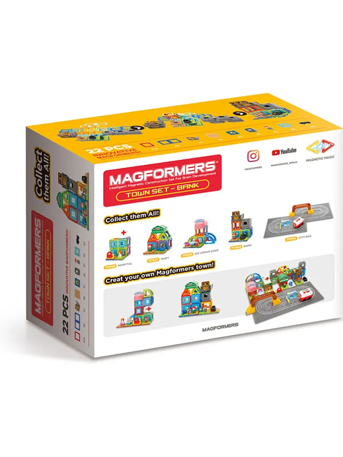 22tlg. Magnetspielset "Magformers Town" - ab 3 Jahren