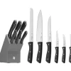 7tlg. Messer-Set "ProfiSelect" in Grau/ Schwarz