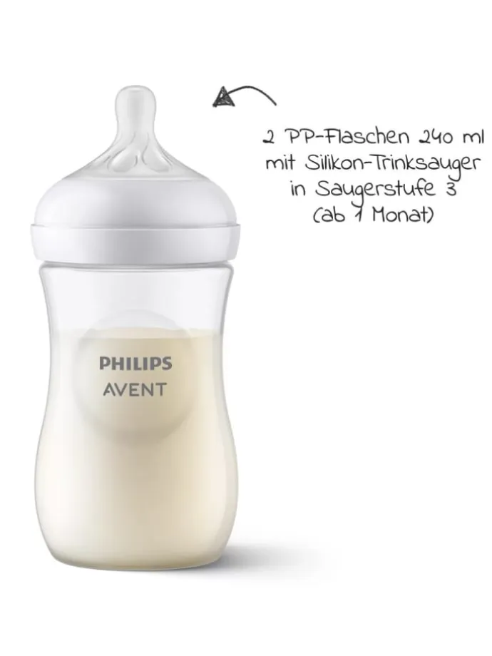 7-tlg. Neugeborenen-Starter-Set Natural Response in weiss