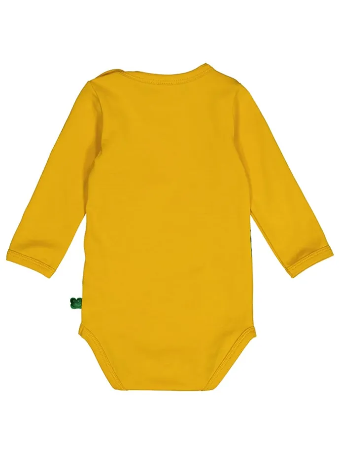 2tlg. Outfit "Croco" in Gelb/ Grün