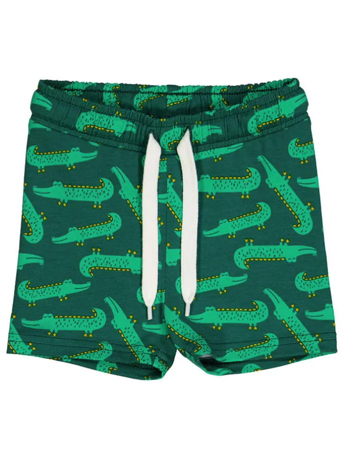 2tlg. Outfit "Croco" in Gelb/ Grün