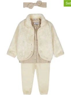 4tlg. Outfit in Beige
