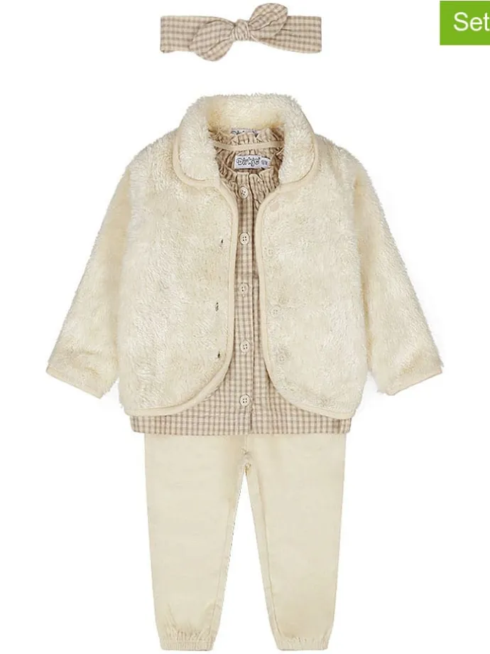 4tlg. Outfit in Beige