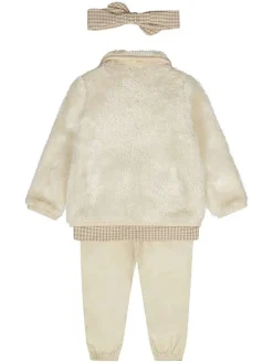 4tlg. Outfit in Beige