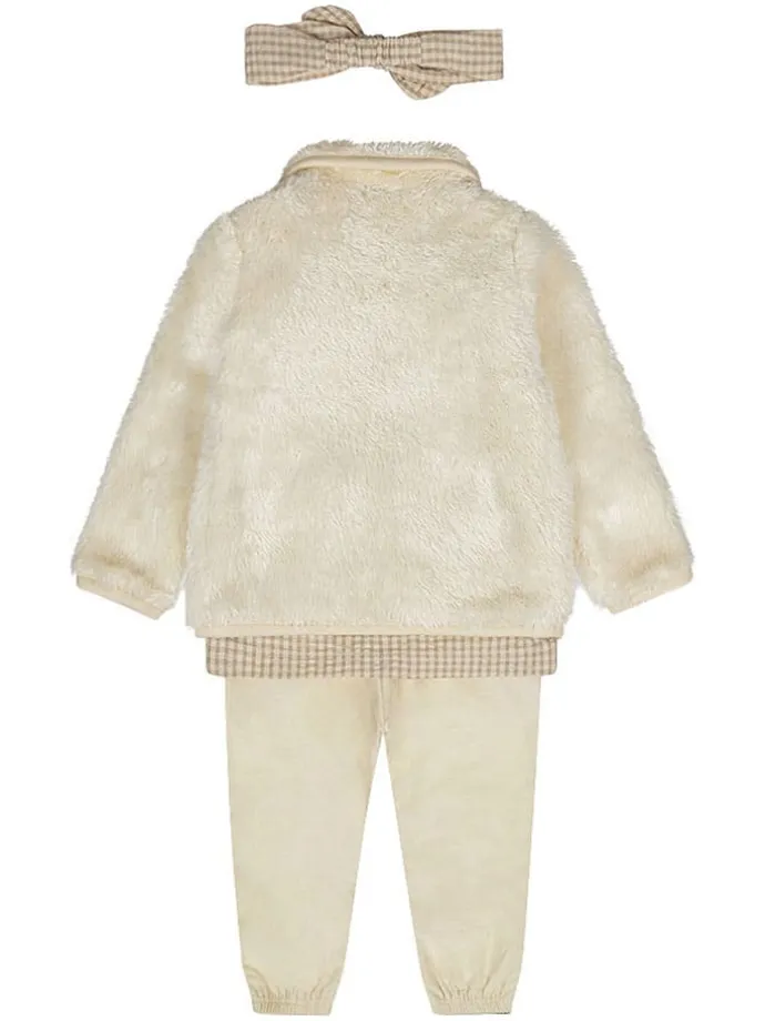 4tlg. Outfit in Beige