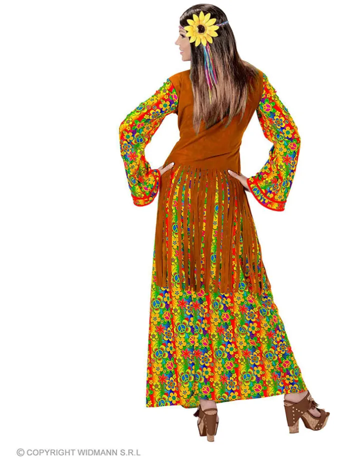 2tlg. Outfit in Bunt/ Hellbraun