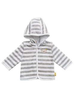 3tlg. Outfit in Grau/ Weiß