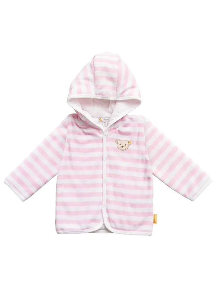 3tlg. Outfit in Rosa/ Weiß