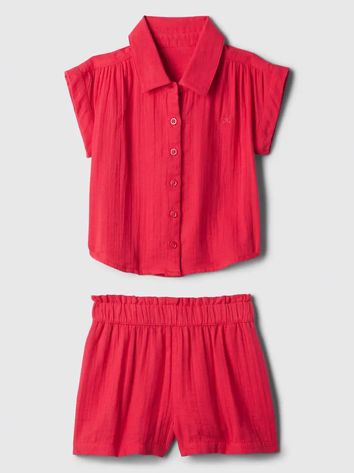 2tlg. Outfit in Rot