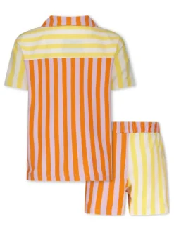 2tlg. Outfit "Jace" in Orange/ Gelb