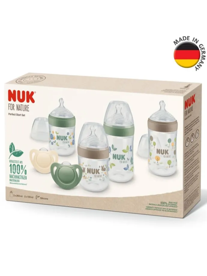 6-tlg. Perfect-Start-Set for Nature - 4x in gruen,beige,motiv