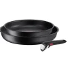 3tlg. Pfannen-Set "Black Stone" in Schwarz
