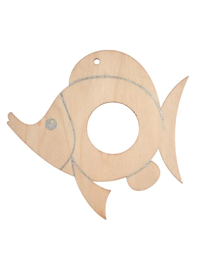 35tlg. Pompon-Fische - ab 3 Jahren