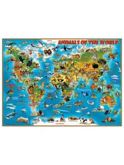 300tlg. Puzzle " Tiere rund um die Welt" - ab 9 Jahren