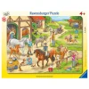 40tlg. Rahmenpuzzle "Auf dem Pferdehof" - ab 4 Jahren