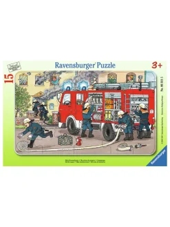 15tlg. Rahmenpuzzle "Mein Feuerwehrauto" - ab 3 Jahren