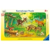 15tlg. Rahmenpuzzle "Tierkinder des Waldes" - ab 3 Jahren