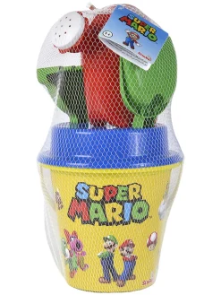 5tlg. Sandspielzeug-Set "Super Mario" - ab 10 Monaten