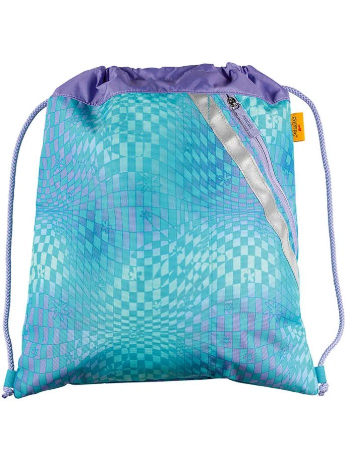 5tlg. Schulranzen-Set " ErgoFlex Max - Activ" in Hellblau