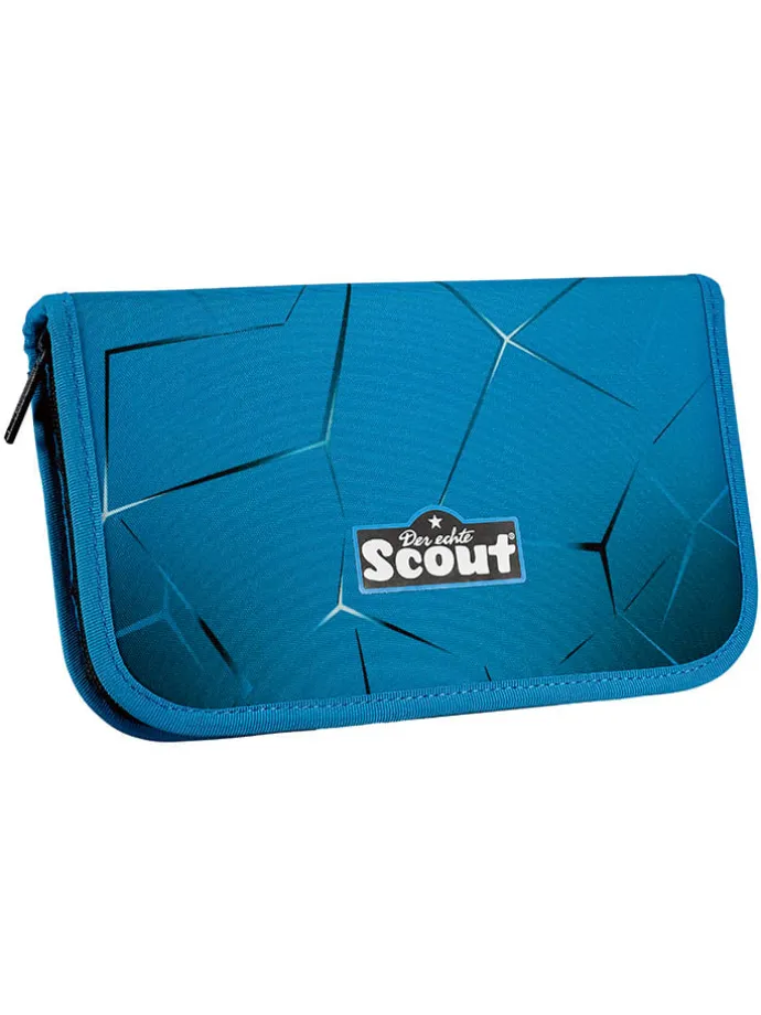 4tlg. Schulranzen-Set "Alpha Set Safety Light - Polar Blue" in Blau