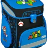 5tlg. Schulranzen-Set "EasyFit Super Mario" in Blau