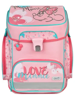 5tlg. Schulranzen-Set "EasyFit Minnie Mouse" in Rosa