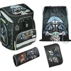 5tlg. Schulranzen-Set "EasyFit Star Wars" in Schwarz - 18 l