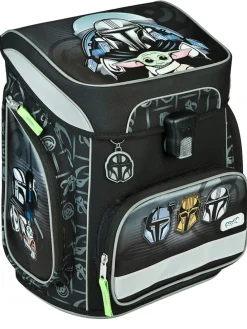 5tlg. Schulranzen-Set "EasyFit Star Wars" in Schwarz - 18 l