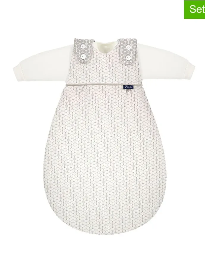 3tlg. Set: Babyschlafsack "Mäxchen" in Taupe