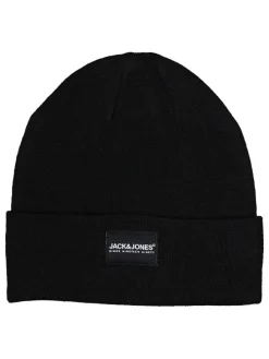 2tlg. Set: Beanie und Handschuhe in Schwarz