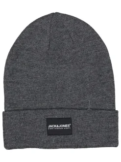 2tlg. Set: Beanie und Handschuhe in Grau