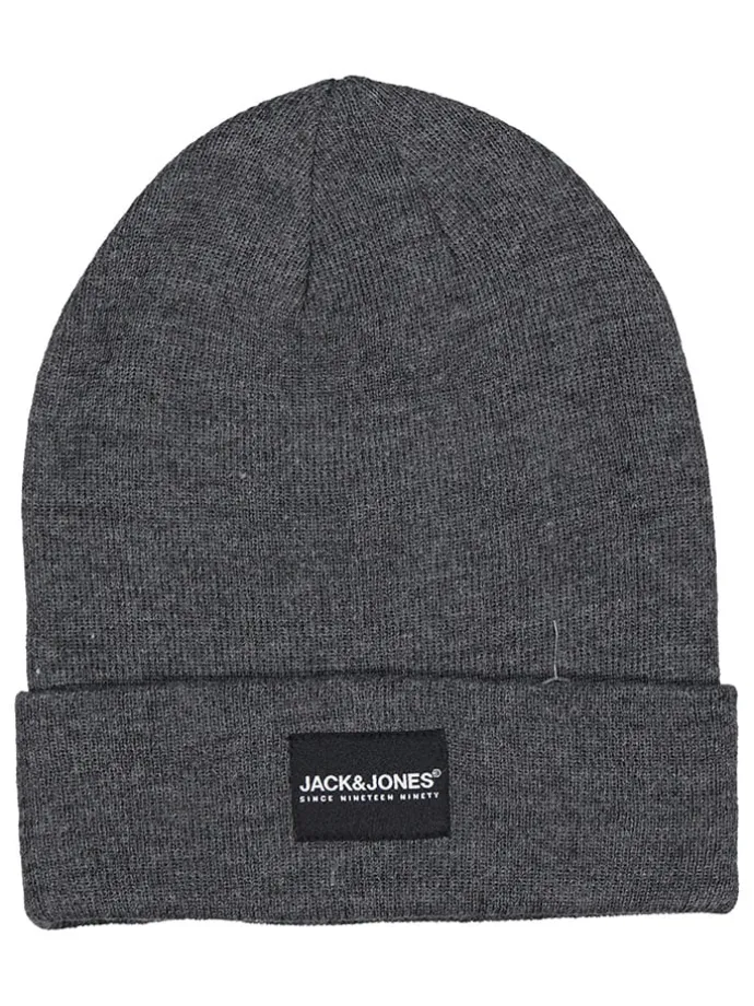 2tlg. Set: Beanie und Handschuhe in Grau