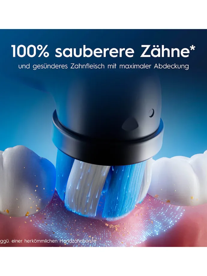 2tlg. Set: Elektr. Zahnbürsten "Oral-B iO Series 6" in Rosa/ Schwarz