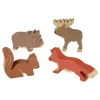 4tlg. Set "Hevea Holztiere Wald" - ab 10 Monaten