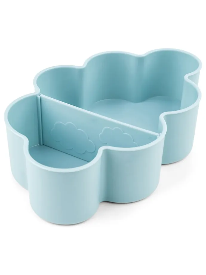3tlg. Set: Lunchbox & Trinkflasche in Hellblau
