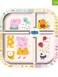 2tlg. Set "Peppa Pig" in Weiß