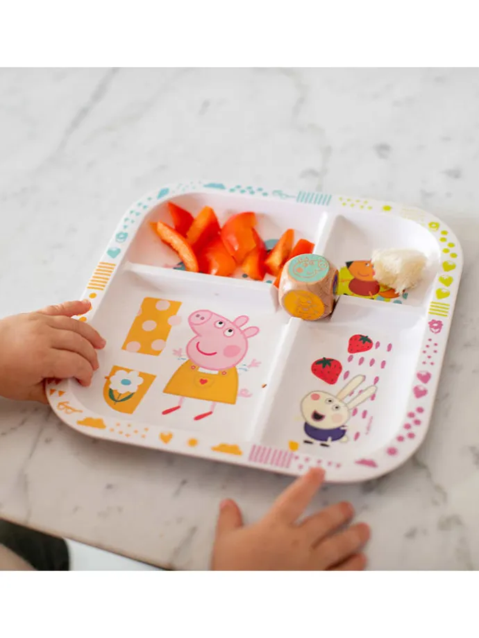 2tlg. Set "Peppa Pig" in Weiß