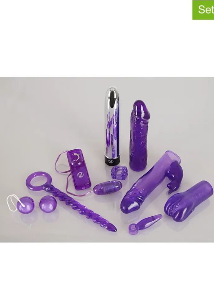 9tlg. Set "Purple Appetizer" in Lila